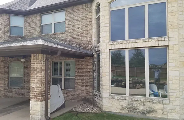 Before Driveway Cleaning